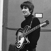 George Harrison y su Rickenbacker 360/12 de 1964